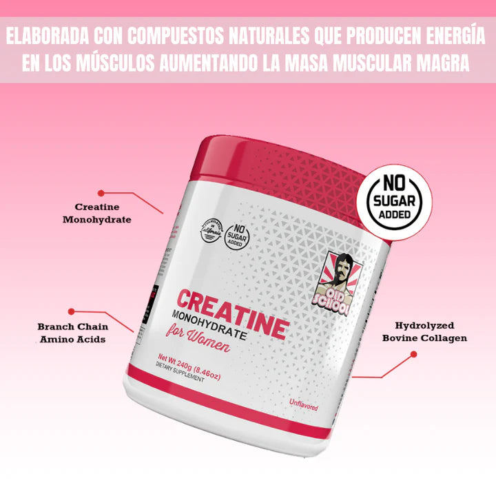 CREATINA MONOHIDRATADA PARA MUJERES